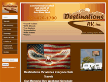 Tablet Screenshot of destinationsrv.com